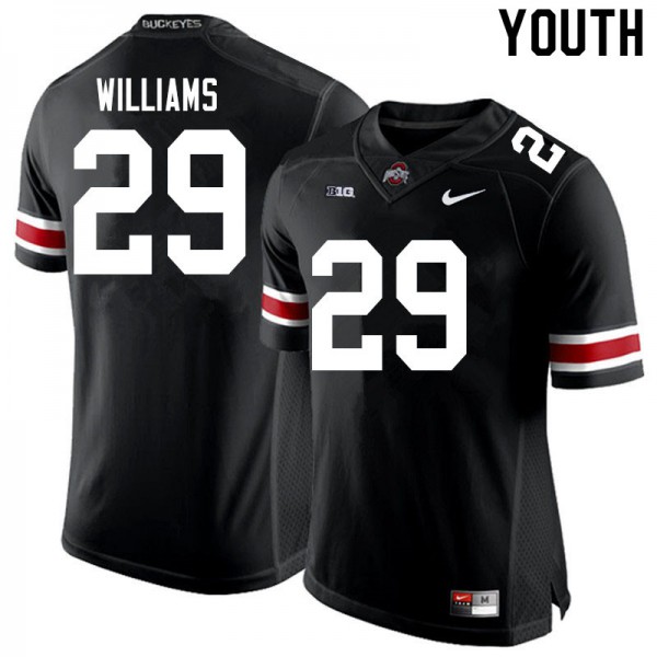 Ohio State Buckeyes #29 Kourt Williams Youth University Jersey Black